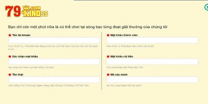 Lý do bạn nên đăng ký làm hội viên 79king