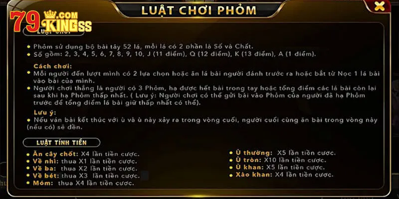 Mách nhỏ cách chơi bài Phỏm hay cho tân binh