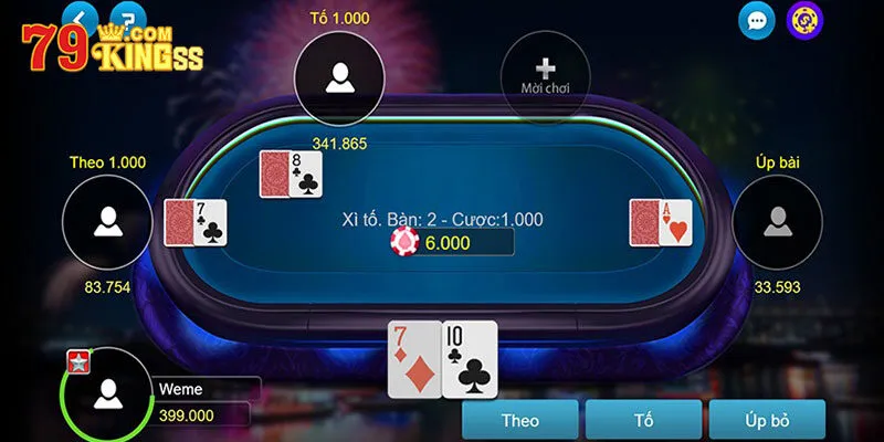 Luật chi tiết cần nắm rõ của game bài xì tố